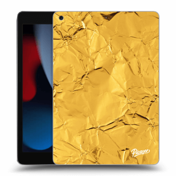 Picasee silikonový černý obal pro Apple iPad 10.2" 2021 (9. gen) - Gold