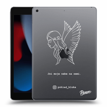Picasee silikonový průhledný obal pro Apple iPad 10.2" 2021 (9. gen) - Heaven White