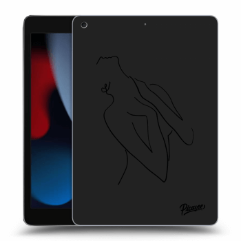 Picasee silikonový černý obal pro Apple iPad 10.2" 2021 (9. gen) - Sensual girl