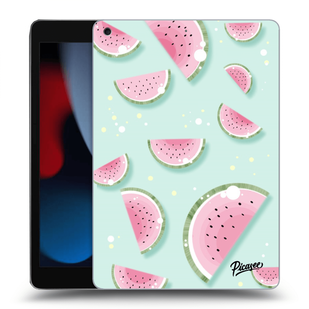 Picasee silikonový černý obal pro Apple iPad 10.2" 2021 (9. gen) - Watermelon 2