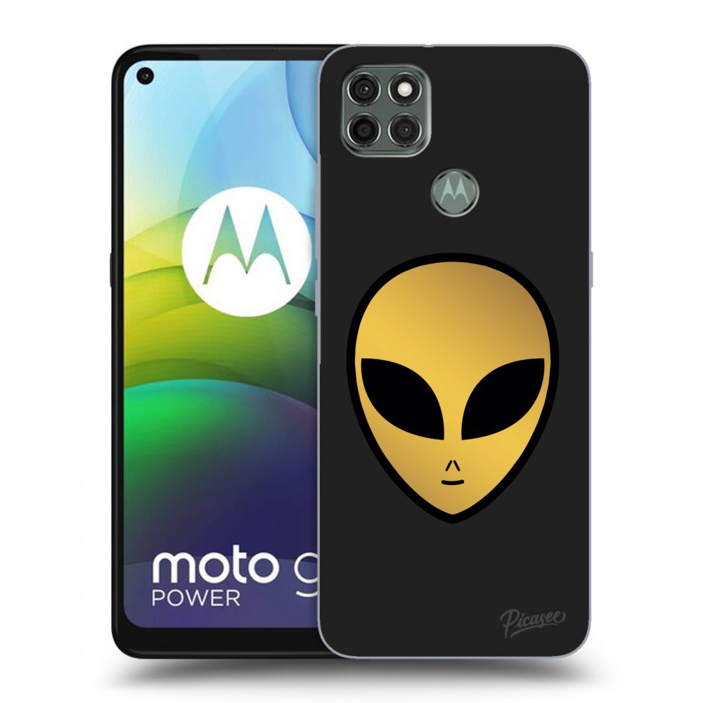 Picasee silikonový černý obal pro Motorola Moto G9 Power - Earth - Alien