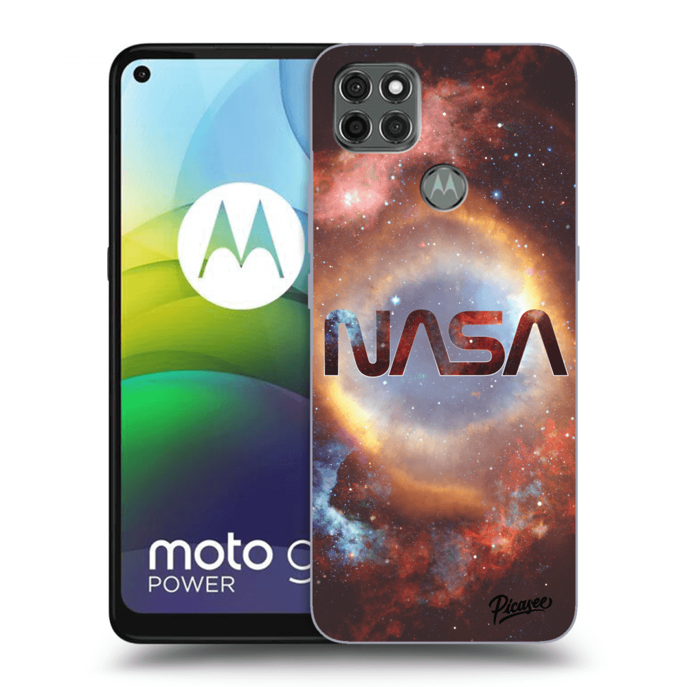 Picasee silikonový černý obal pro Motorola Moto G9 Power - Nebula