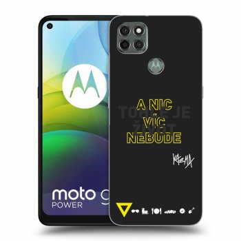 Picasee silikonový černý obal pro Motorola Moto G9 Power - Kazma - TOHLE JE ŽIVOT A NIC VÍC NEBUDE