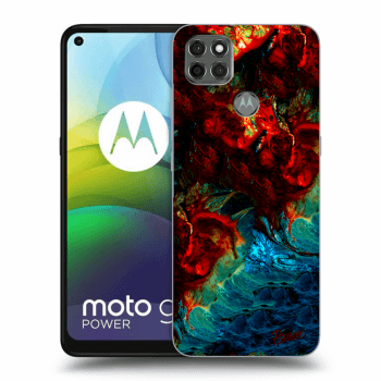 Picasee silikonový černý obal pro Motorola Moto G9 Power - Universe