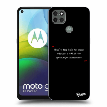 Obal pro Motorola Moto G9 Power - Správná láska Bílá