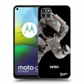 Picasee silikonový černý obal pro Motorola Moto G9 Power - Astronaut Big