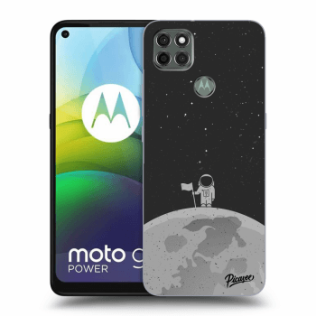 Picasee silikonový černý obal pro Motorola Moto G9 Power - Astronaut