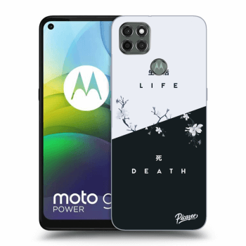 Picasee silikonový černý obal pro Motorola Moto G9 Power - Life - Death