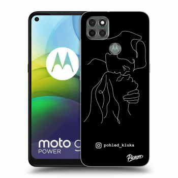 Picasee silikonový černý obal pro Motorola Moto G9 Power - Forehead kiss White