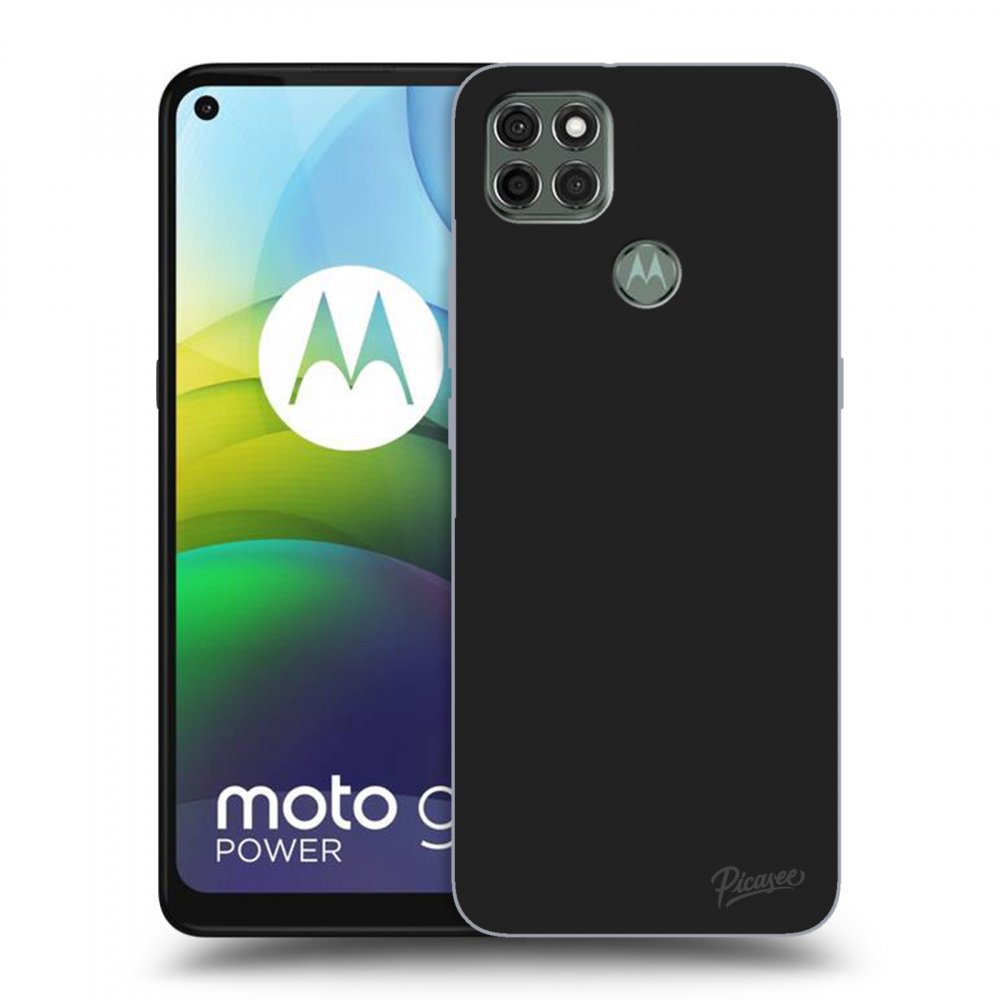 Picasee silikonový černý obal pro Motorola Moto G9 Power - Clear