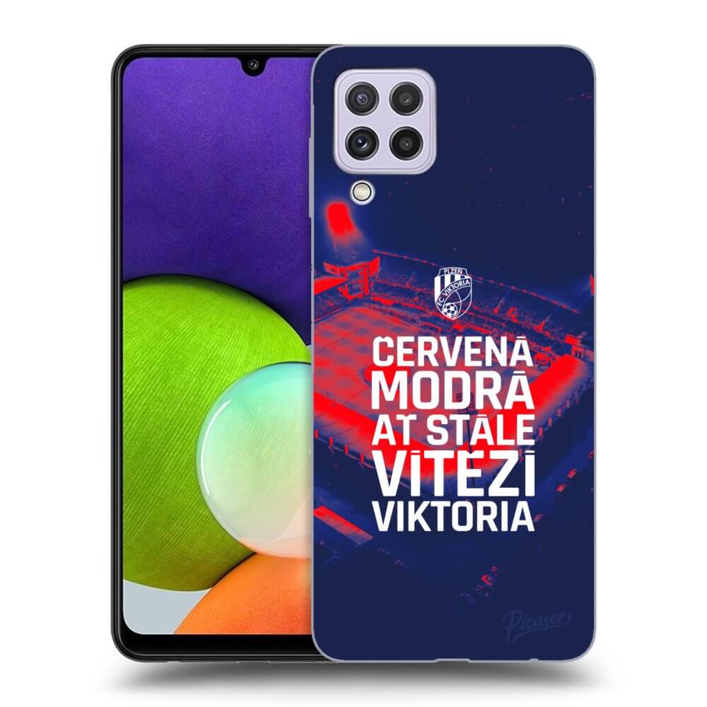Picasee ULTIMATE CASE pro Samsung Galaxy A22 A225F 4G - FC Viktoria Plzeň E