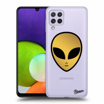 Picasee silikonový průhledný obal pro Samsung Galaxy A22 A225F 4G - Earth - Alien