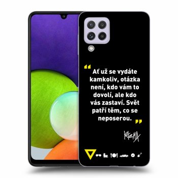 Obal pro Samsung Galaxy A22 A225F - Kazma - SVĚT PATŘÍ TĚM, CO SE NEPOSEROU