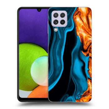 Obal pro Samsung Galaxy A22 A225F - Gold blue