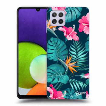 Obal pro Samsung Galaxy A22 A225F - Pink Monstera