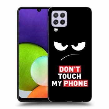 Obal pro Samsung Galaxy A22 A225F 4G - Angry Eyes - Transparent