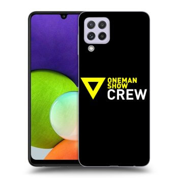 Picasee silikonový černý obal pro Samsung Galaxy A22 A225F 4G - ONEMANSHOW CREW