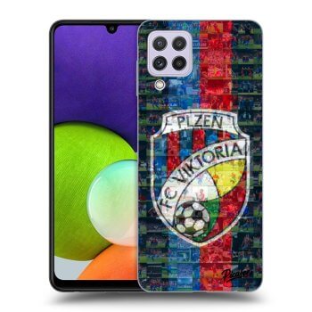 Picasee silikonový průhledný obal pro Samsung Galaxy A22 A225F 4G - FC Viktoria Plzeň A