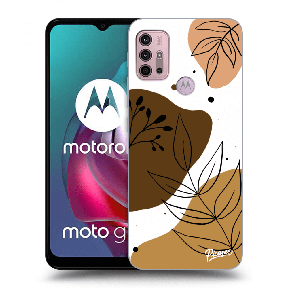 Picasee silikonový černý obal pro Motorola Moto G30 - Boho style