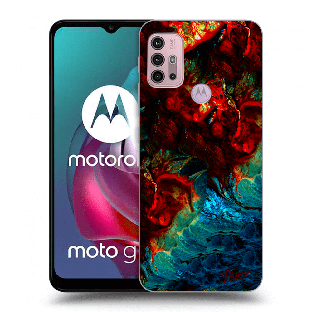 Silikonový černý Obal Pro Motorola Moto G30 - Universe