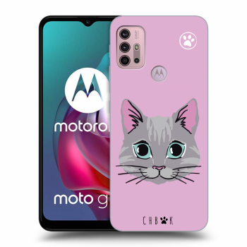 Picasee silikonový černý obal pro Motorola Moto G30 - Chybí mi kočky - Růžová