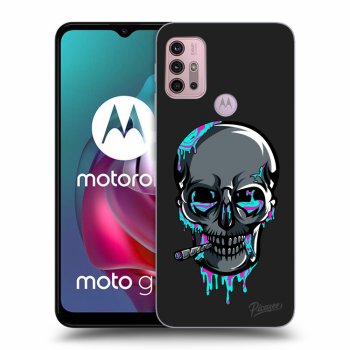 Picasee silikonový černý obal pro Motorola Moto G30 - EARTH - Lebka 3.0