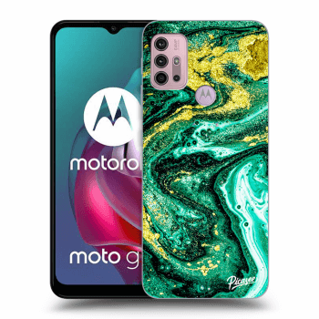 Obal pro Motorola Moto G30 - Green Gold