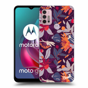 Obal pro Motorola Moto G30 - Purple Leaf