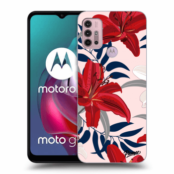 Obal pro Motorola Moto G30 - Red Lily