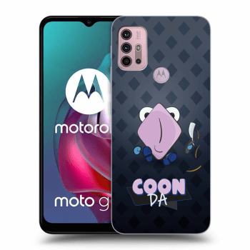 Picasee silikonový černý obal pro Motorola Moto G30 - COONDA holátko - tmavá
