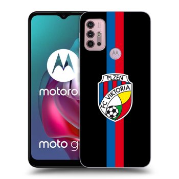 Picasee silikonový černý obal pro Motorola Moto G30 - FC Viktoria Plzeň H