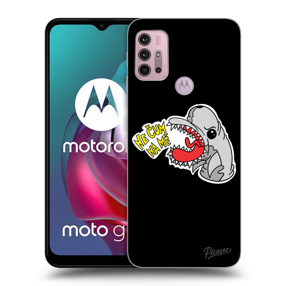 Picasee silikonový černý obal pro Motorola Moto G30 - Nečum na mě 2