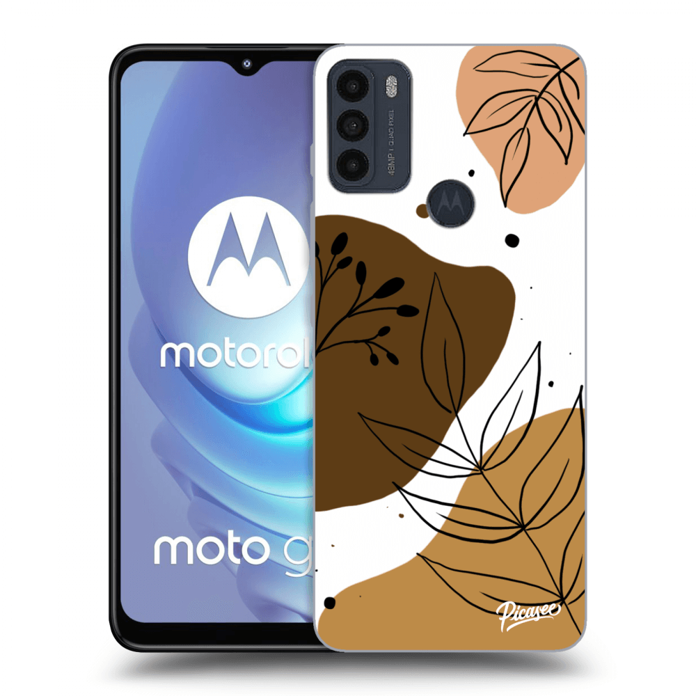 Picasee silikonový černý obal pro Motorola Moto G50 - Boho style