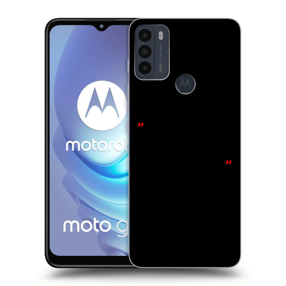 Picasee silikonový černý obal pro Motorola Moto G50 - Správná láska