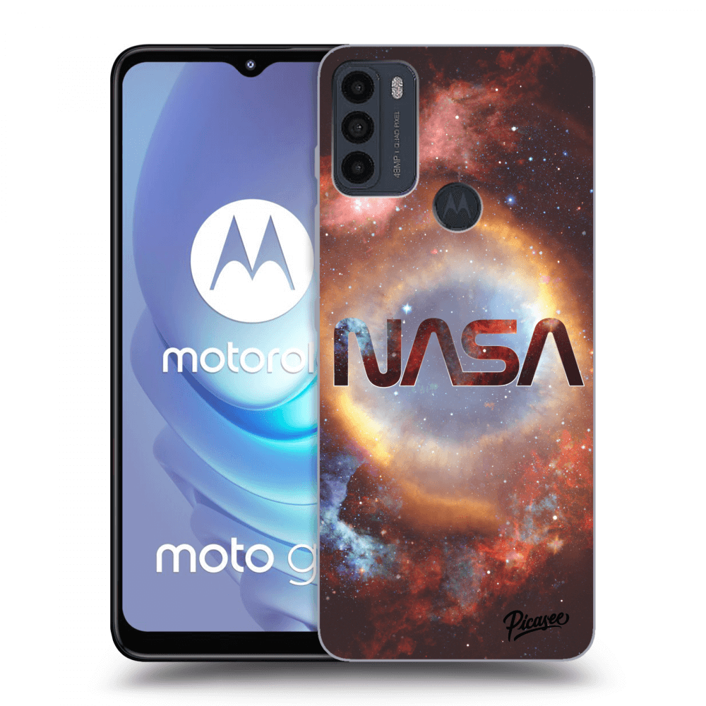 Picasee silikonový černý obal pro Motorola Moto G50 - Nebula