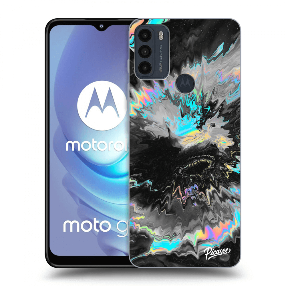 Picasee silikonový černý obal pro Motorola Moto G50 - Magnetic