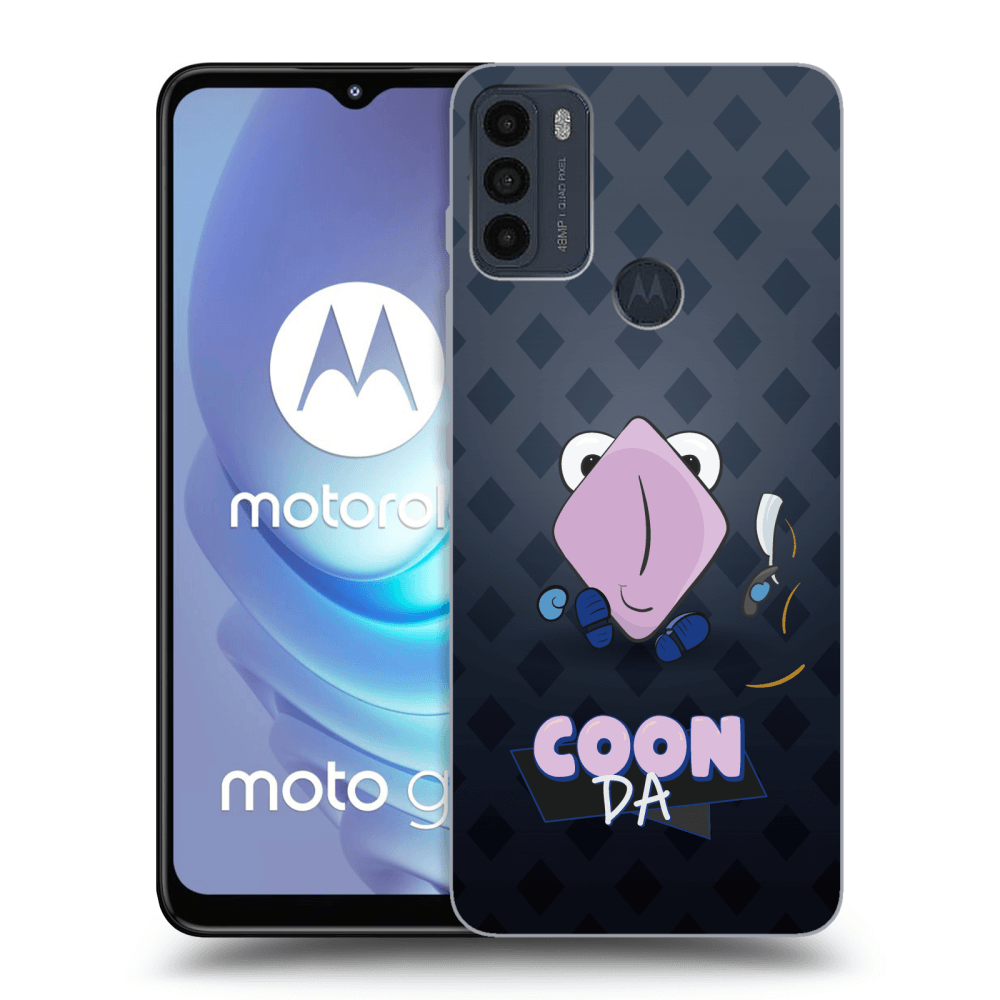 Picasee silikonový černý obal pro Motorola Moto G50 - COONDA holátko - tmavá