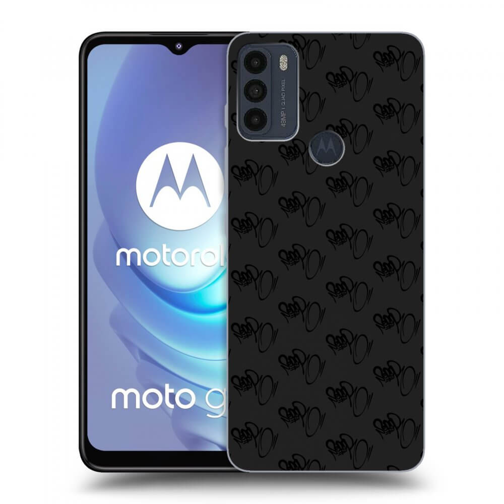 Picasee silikonový černý obal pro Motorola Moto G50 - Separ - Black On Black 1