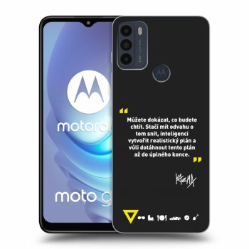 Picasee silikonový černý obal pro Motorola Moto G50 - Kazma - MŮŽETE DOKÁZAT, CO BUDETE CHTÍT