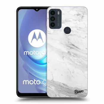 Obal pro Motorola Moto G50 - White marble