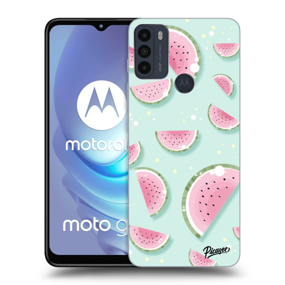 Picasee silikonový černý obal pro Motorola Moto G50 - Watermelon 2