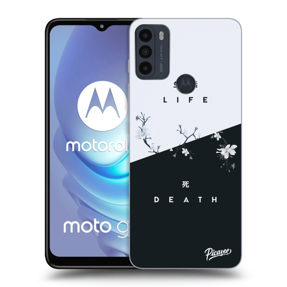 Picasee silikonový černý obal pro Motorola Moto G50 - Life - Death