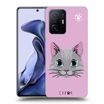 Picasee silikonový černý obal pro Xiaomi 11T - Chybí mi kočky - Růžová