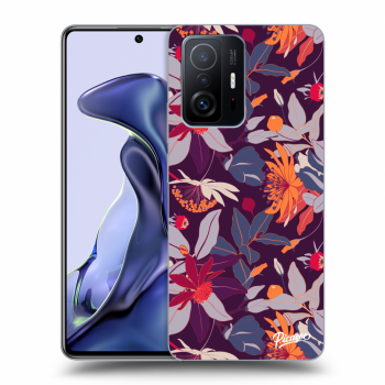 Obal pro Xiaomi 11T - Purple Leaf
