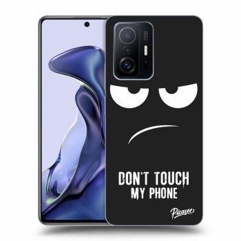 Picasee silikonový černý obal pro Xiaomi 11T - Don't Touch My Phone