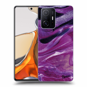 Obal pro Xiaomi 11T Pro - Purple glitter