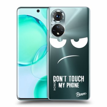 Picasee silikonový průhledný obal pro Honor 50 5G - Don't Touch My Phone