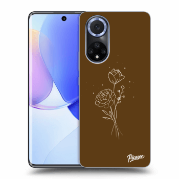 Picasee ULTIMATE CASE pro Huawei Nova 9 - Brown flowers