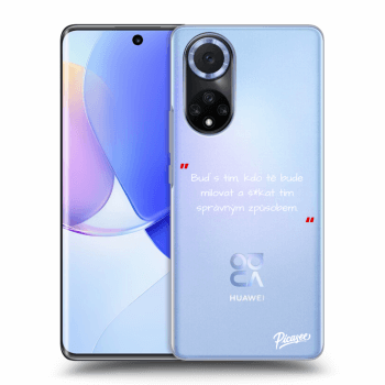 Picasee silikonový průhledný obal pro Huawei Nova 9 - Správná láska Bílá