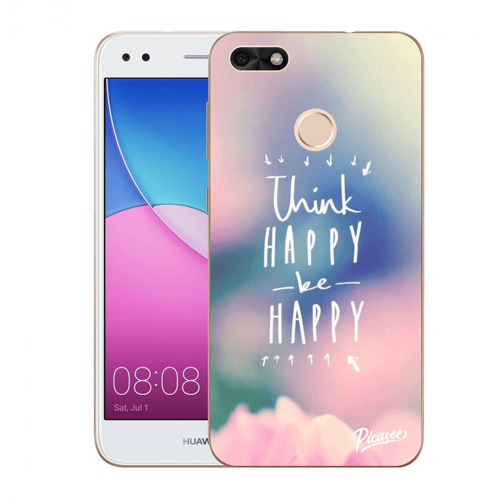 Picasee silikonový průhledný obal pro Huawei P9 Lite Mini - Think happy be happy